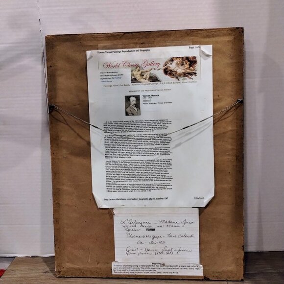 Antique Horace Verney The Arlesienne Original 19th Cent Chromolithograph #60 - Picture 8 of 11